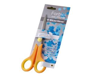 Forbici - 17,8 cm - lama in acciaio - impugnatura morbida - arancione - Starline - 4366 - 8025133025517 - DMwebShop