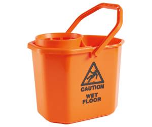 Secchio con strizzatore PPL riciclabile 12 lt rosso - 8232