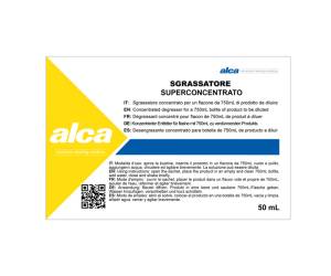 Sgrassatore Superconcentrato Linea Monodose superprofumato bustina da 50 ml - 8298