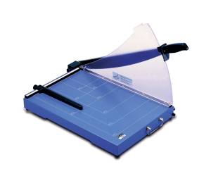 Taglierina a leva 3025 con blocca lama 36 x 53,5 x 44,5 cm 448 mm A3,20 fogli blu - 7406