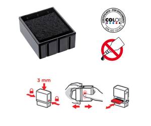 Tampone di ricambio E Q17 nero - 12499