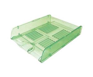 Vaschetta portacorrispondenza TR25310,26 x 34 x 6 cm verde trasparente - 5705