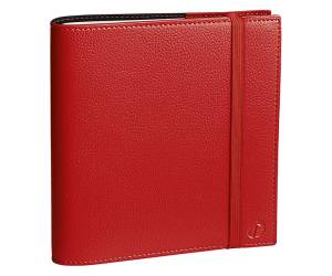 Agenda settimanale Time Life 2026,16 x 16 cm rosso ciliegia - 2440