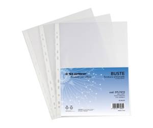 Buste forate Light buccia 22 x 30 cm trasparente - 2570