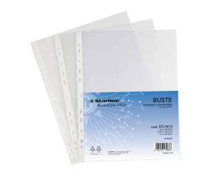 Buste forate Medium buccia 22 x 30 cm trasparente - 2574