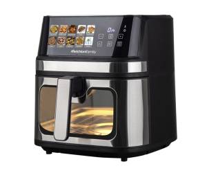 Friggitrice ad aria Gaia Plus doppia resistenza 38,8 x 33,7 x 38,5 cm 8 lt nero - 2287