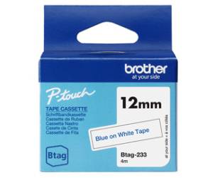 Nastro blu bianco 12 mm x 4mt - BTAG233,2540