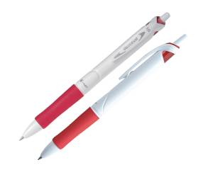 Penna a sfera a scatto Acroball Pure White Begreen punta 1 mm rosso - 2337