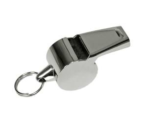 Fischietto metallo cromato - 3527