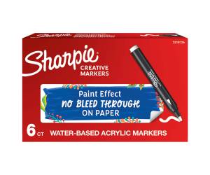 Marcatore acrilico punta tonda bianco Sharpie 2218126 - 1365 - 1