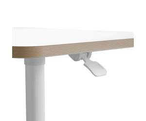 Scrivania Compatta pneumatica Sit Stand mobile 80 x 60 x 75 cm bianco - 1041 - 1