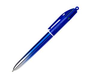 Penna sfera a scatto 4 Colori Smooth 1 mm fusto blu - 1051 - 1
