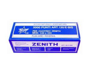 Punti per Cucitrice Zenith 130 E 6-4 Acciaio Naturale 1000 punti per scatola Zenith 0311301401 - 831 - 1