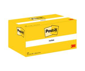 Blocco foglietti - 653 - giallo Canary - 38 x 51 mm - 100 fogli - conf. 12 pezzi - Post-it - 7100296172 - 4064035092290 - DMwebShop - 1