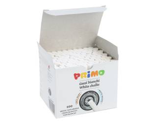 Gessetti tondi diametro 9x80 mm bianco Scatola 100 gessetti tondi - 1131 - 1