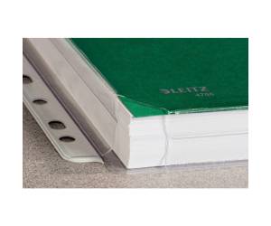 Buste forate con soffietto - 22 x 30 cm - PVC trasparente - conf. 10 pezzi - Leitz - 47561003 - 4002432363414 - DMwebShop - 1