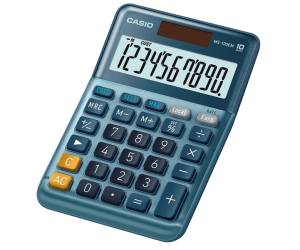 Calcolatrice da tavolo - MS-100EM - 10 cifre - blu - Casio - MS-100EM-W-EP - 4549526609923 - DMwebShop - 1