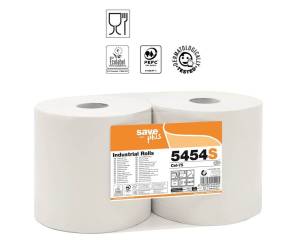 Bobina Asciugatutto 'SAVE PLUS' 800 strappi - 2 veli - imballo da 2 bobine - bancale da 90 imballi - Celtex - C5454S - 5454S-90 - DMwebShop - 1