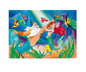 Puzzle df supermaxi 108 little mermaid - Lisciani - 31788. - 8008324031788 - DMwebShop - 1