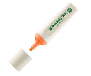 Evidenziatore 24 EcoLine - punta a scalpello - tratto 2 - 5 mm - astuccio 4 colori - Edding - 4-24-4S - 4004764917723 - DMwebShop - 3