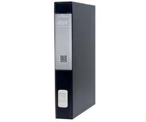 Registratore 5 - dorso 5 cm - protocollo - 23 x 34 cm - nero - Esselte - Dox - D26510 - 5028252499996 - DMwebShop - 1