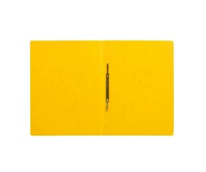 Cartella con pressino cartone A4 giallo - 1099 - 1