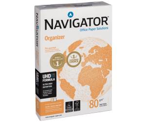 Carta Organizer - 4 fori - A4 - 80 gr - risma 500 fogli - conf. 5 pezzi - Navigator - 88501 - 5602024003200 - DMwebShop - 1