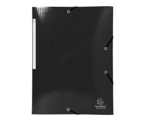 Cartelle 3L con elastici Iderama - A4 - 10 colori assortiti - conf. 25 pezzi - Exacompta - 55829E - 3130630558293 - DMwebShop - 4