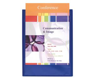 Cartella di presentazione Kreacover - in PP - 2 alette - blu - A4 - Exacompta - 43502E - 3130630435020 - DMwebShop - 3