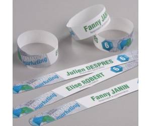Braccialetti identificativi stampabili - bianco - 5 fogli - 10 et/fg - A4 - Avery - L4000-5 - 5014702134340 - DMwebShop - 2