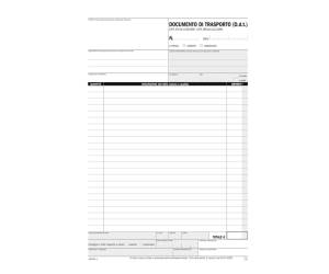 Blocco DDT - 50-50 copie autoricopianti - 29,7 x 21,5 cm - Data Ufficio - DU1687CD200 - 8008842585435 - DMwebShop - 1