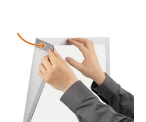 Cornice adesiva Duraframe Poster A1 - 59,4 x 84,1 cm - argento - Durable - 5055-23 - 4005546732435 - DMwebShop - 5