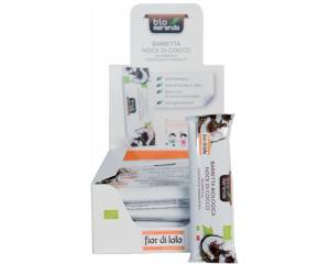 Barretta noce di cocco ricoperta di cioccolato fondente 30 gr - 3558