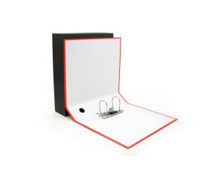 Registratore Starbox sfuso - dorso 8 cm - protocollo - 23 x 33 cm - rosso - Starline - STL4001 sfuso - 8025133016485 - DMwebShop - 1