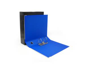 Registratore Kingbox - dorso 8 cm - protocollo - 23 x 33 cm - blu - Starline - RXP8BL - 8025133025630 - DMwebShop - 1