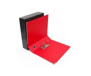 Registratore Kingbox - dorso 8 cm - protocollo - 23 x 33 cm - rosso - Starline - RXP8RO - 8025133025715 - DMwebShop - 1