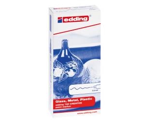 Marcatore permanente a vernice 780 - punta 0,8 mm - argento - Edding - E-780 054 - 4004764953738 - DMwebShop - 1