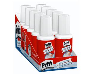 Correttore a pennello Fluid - 20 ml - conf. 10 pezzi - Pritt - 674147 - 8713987340381 - DMwebShop - 1