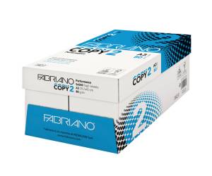 Carta Copy 2 A3,80 gr bianco confezione 500 fogli Fabriano - 2296 - 1