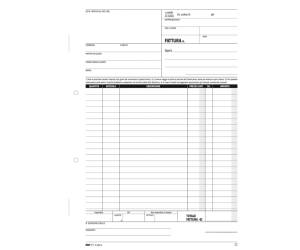 Blocco fatture 1 aliquota Iva - 50-50 fogli autoricalcanti - 29,7 x 21 cm - Edipro - E5283A - 8023328528317 - DMwebShop - 1