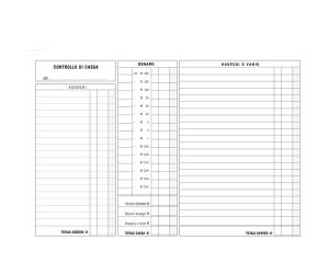 Blocco prima nota cassa-banca - 50-50 fogli autoricalcanti - 22 x 30 cm - Edipro - E5350 - 8023328535001 - DMwebShop - 2