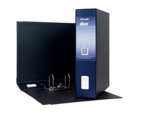 Registratore Dox 2 - dorso 8 cm - protocollo - 23 x 34 cm - blu - Esselte - Dox - D26204 - 8004389087302 - DMwebShop - 1