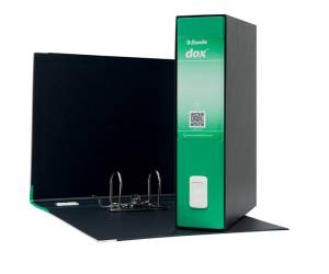 Registratore Dox 2 - dorso 8 cm - protocollo - 23 x 34 cm - verde - Esselte - Dox - D26214 - 8004389087456 - DMwebShop - 1