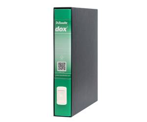 Registratore 4 - dorso 5 cm - commerciale - 23 x 29,7 cm - verde - Esselte - Dox - D26414 - 8004389087661 - DMwebShop - 1