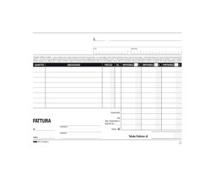 Blocco fatture 3 aliquote Iva - 50 fogli 2 copie autoricalcanti - 15 x 23 cm - Edipro - E5289A - 8023328528911 - DMwebShop - 1