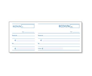 Blocco ricevute generiche - 10 x 22 cm - 100 fogli - conf. 5 pezzi - BM - 0100088 - 8008234000881 - DMwebShop - 1