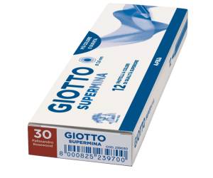 Pastello Supermina - mina 3,8 mm - palissandro 30 - conf. 12 pezzi - Giotto - 23903000 - 8000825237300 - DMwebShop - 1