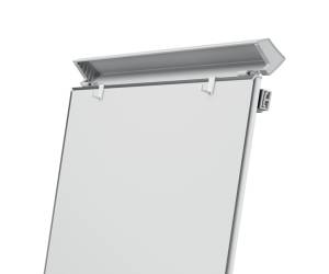 Lavagna portablocco Classic con ruote - 100 x 67,5 cm - bianco - Nobo - 1902386 - 5028252250177 - DMwebShop - 3