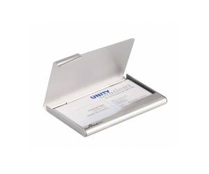 Porta biglietti da visita Business Card Box - 9 x 5,5 cm - alluminio - Durable - 2415-23 - 4005546224404 - DMwebShop - 1