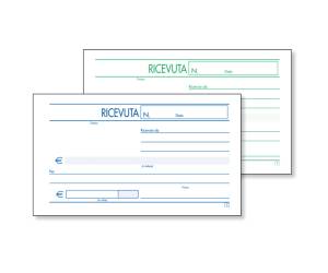 Blocco ricevute generiche - 2 copie autoricalcanti - 10 x 17 cm - 50 fogli - conf. 5 pezzi - BM - 0100145 - 8008234001451 - DMwebShop - 1